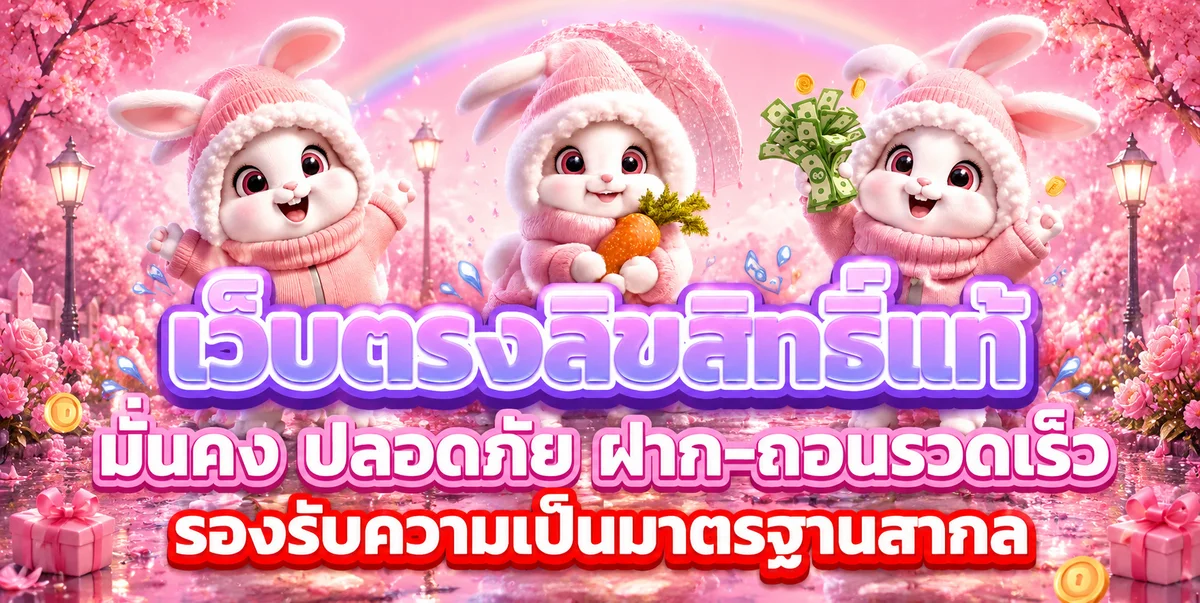 แบนเนอร์โปรโมชั่นสมาชิกใหม่ TGABUNNY เว็บพนันออนไลน์เว็บตรง